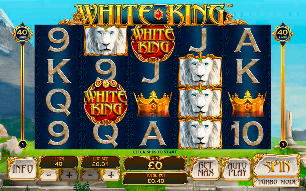 Witte koning Pokie
