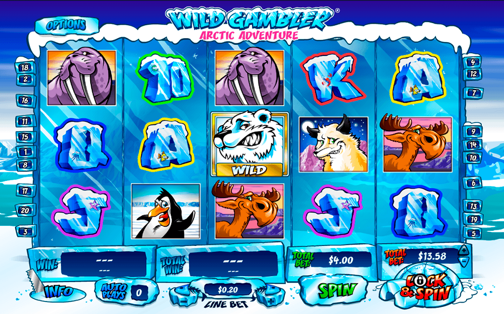 Wild Gambler 2 Arctisch avontuur Pokie