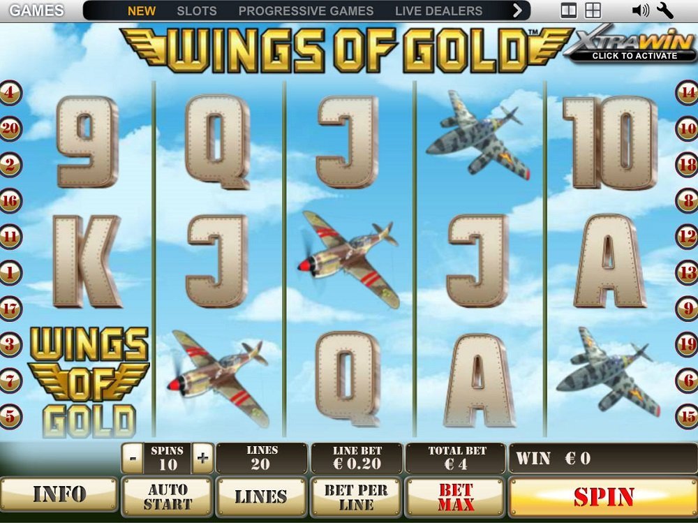 Pokie hry Wings Of Gold