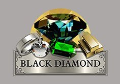 Black Diamond 3 Lines Pokie Logo