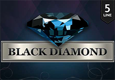 Black Diamond 5 Lines Pokie Logo