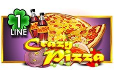 Crazy Pizza 1 Line Pokie Logo