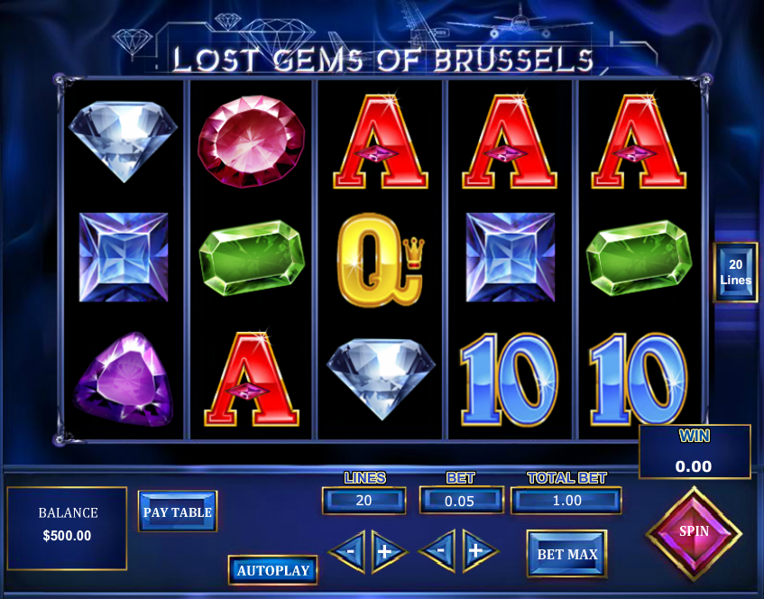 Lost Gems Of Brussels Pokie