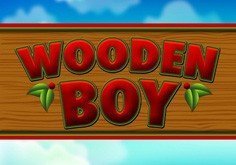 Wooden Boy Pokie Logo