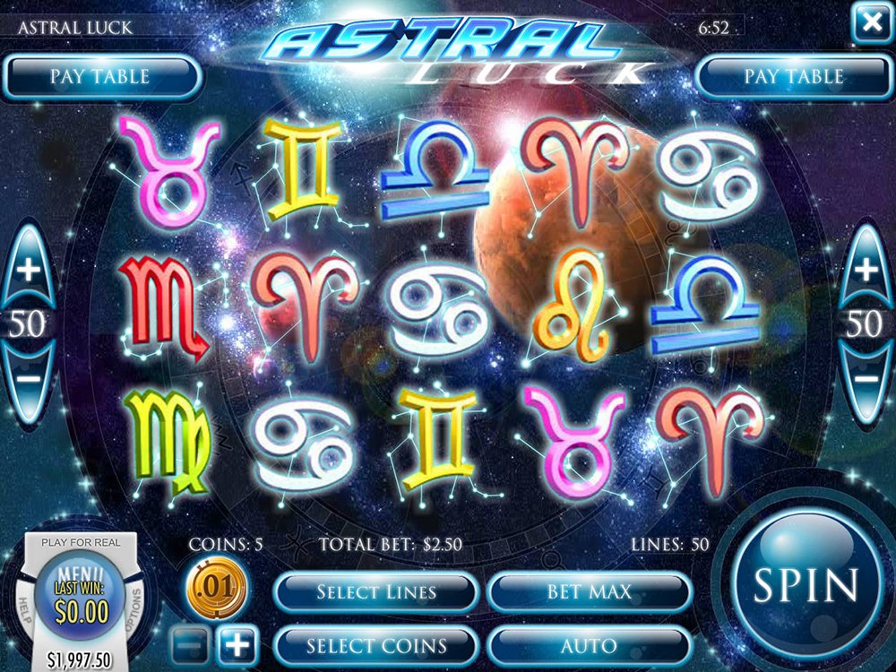 Pokie hry Astral Luck
