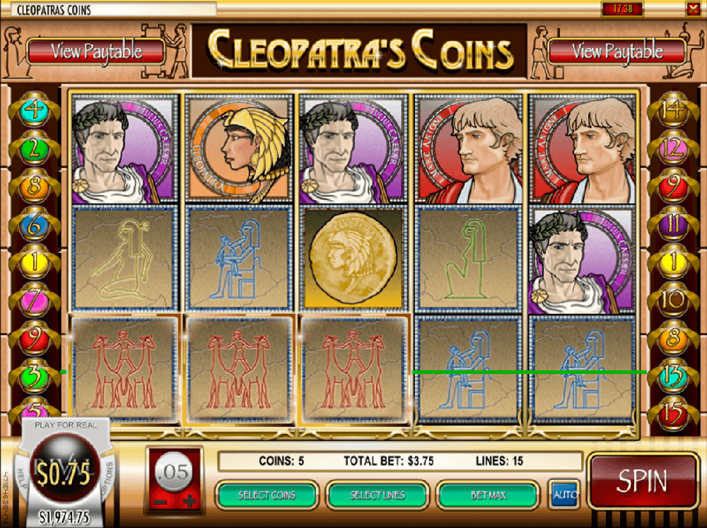 Cleopatra 8217s Coins Pokie