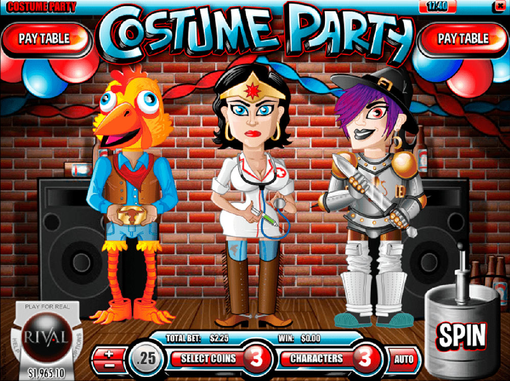 Kostüm-Party-Pokie