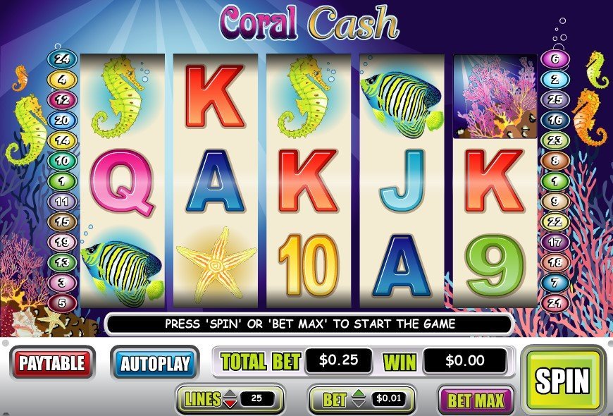 "Coral Cash Pokie