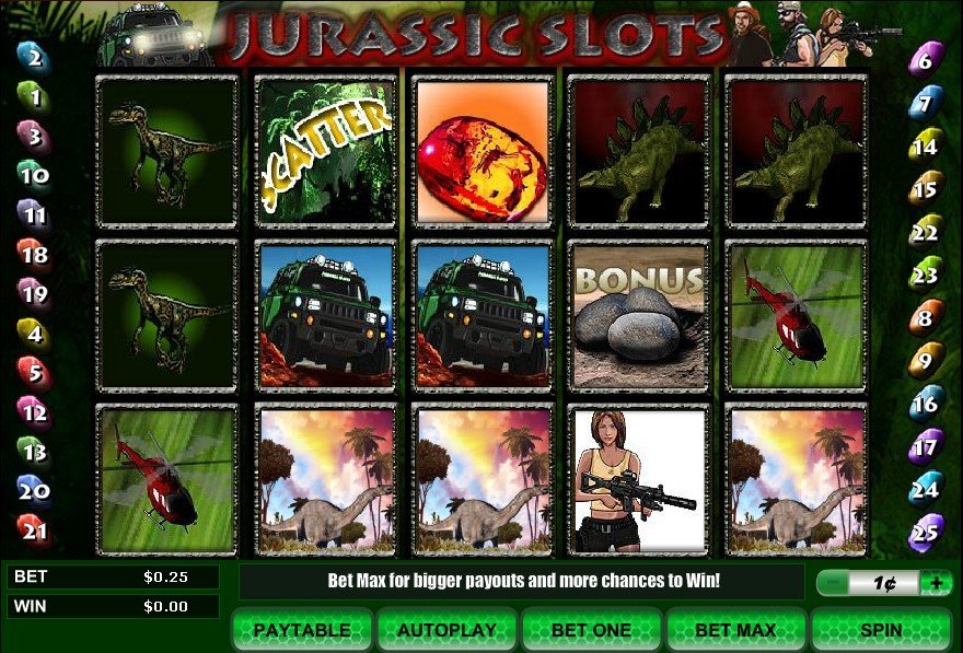 Jurassic speelautomaten Pokie