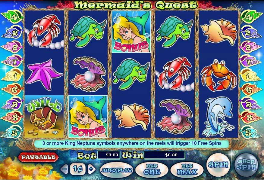 美人鱼探险 8217 赌博游戏