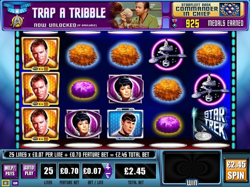 Star Trek - The Trouble With Tribbles Pokie