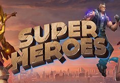 Super Heroes Pokie Logo